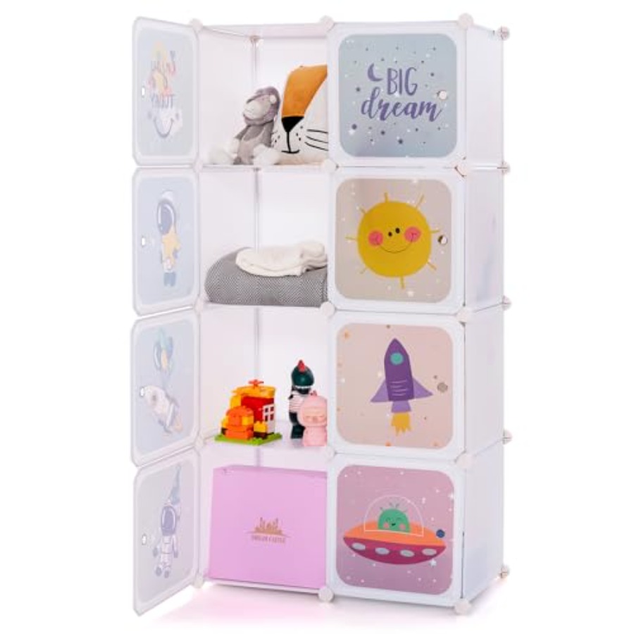 Baby Nursery Wardrobe - Wardrobe, Kid Closet Portable Baby Dresser