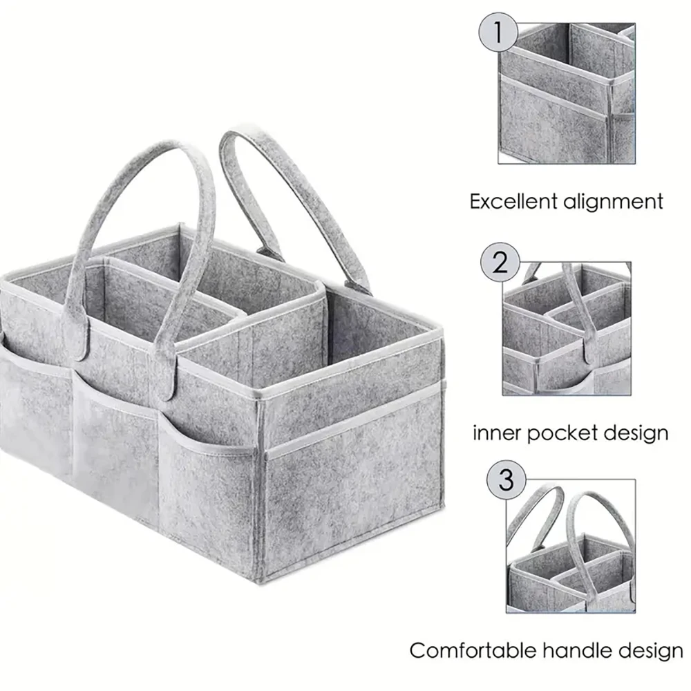 Baby Nursery Unisex - Baby Diaper Ball Bag Organizer Portable