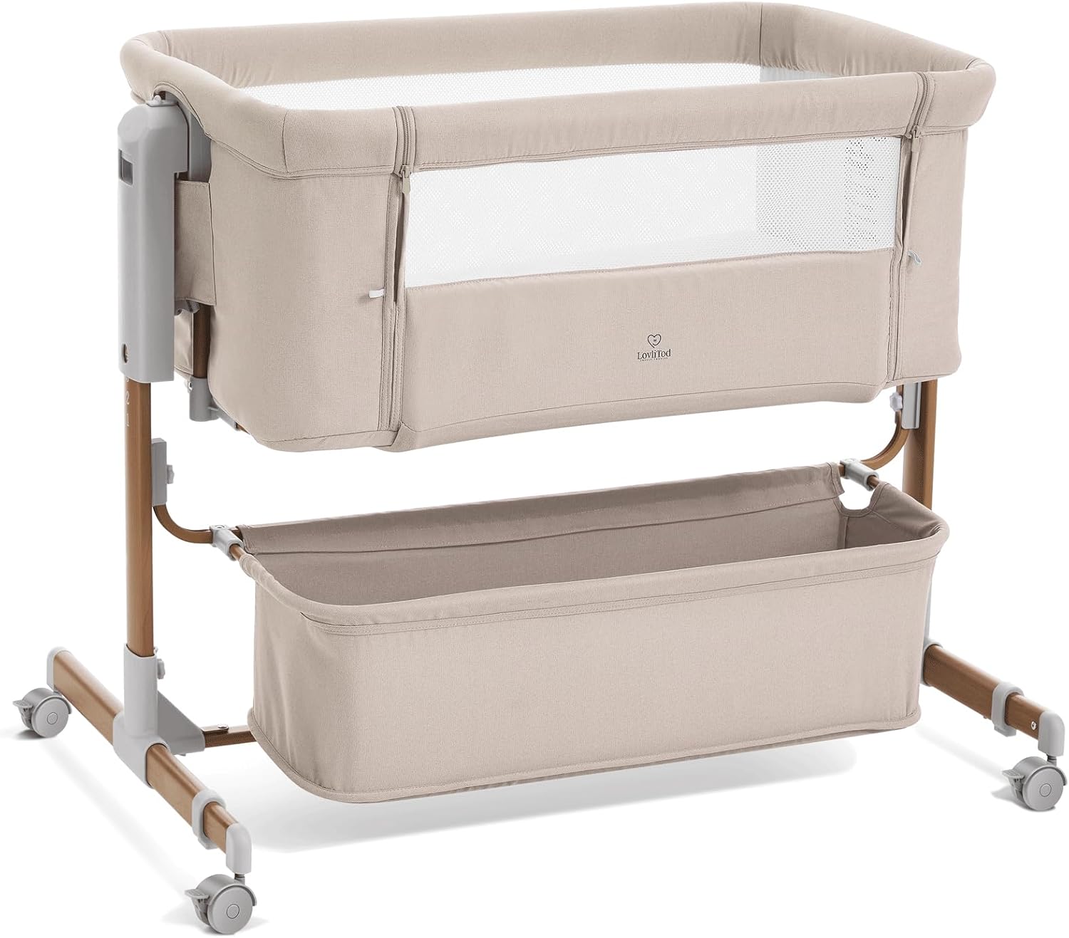 Bassinet Bedside Sleeper - 3 in 1 Baby Bassinet, Rocking