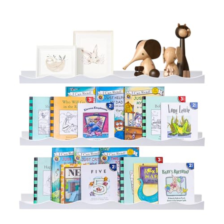 Baby Nursery Books - Floating Bookshelf for Floating Shelves for