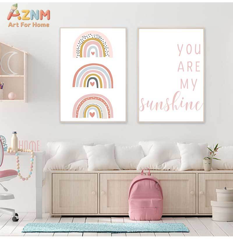 AZNM You are my Sunshine Rainb - Baby Nursery You Are My Sunshine recension och pris