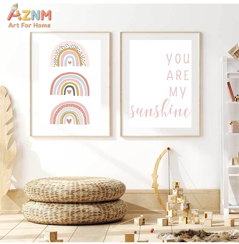 AZNM You are my Sunshine Rainb - Baby Nursery You Are My Sunshine recension och pris