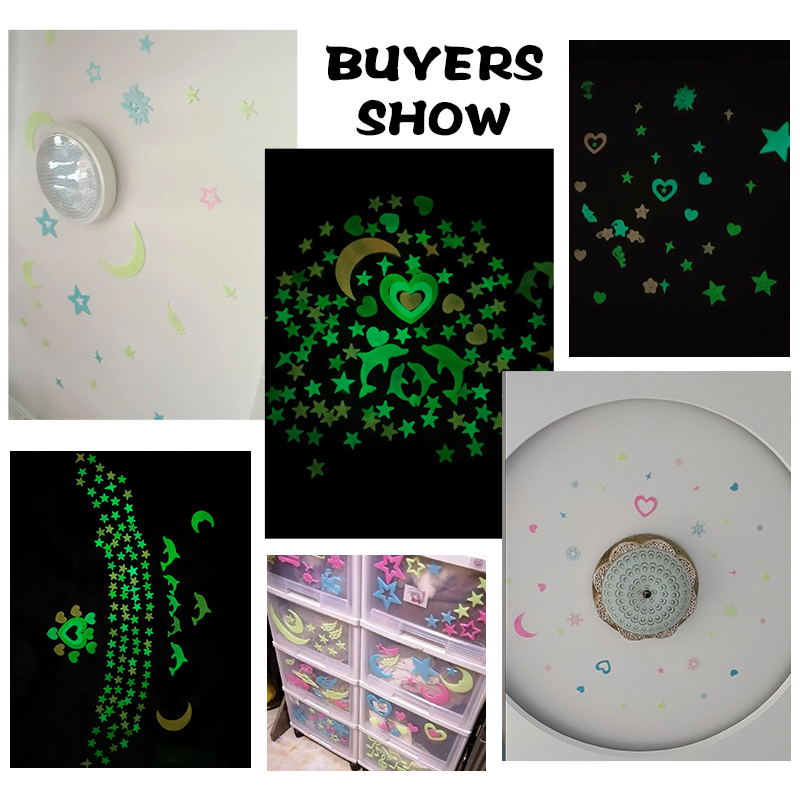 Luminous Wall Stickers Glow In - Baby Nursery Ceiling Light recension och pris