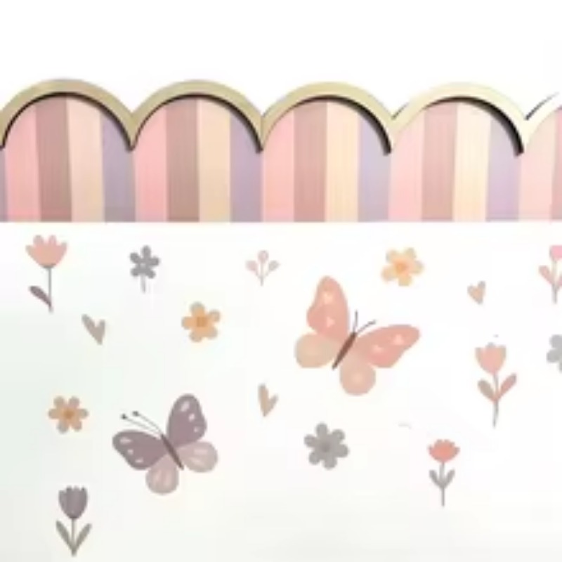 36Pcs Unfinished Wood Trim Mol - Baby Nursery Labels recension och pris