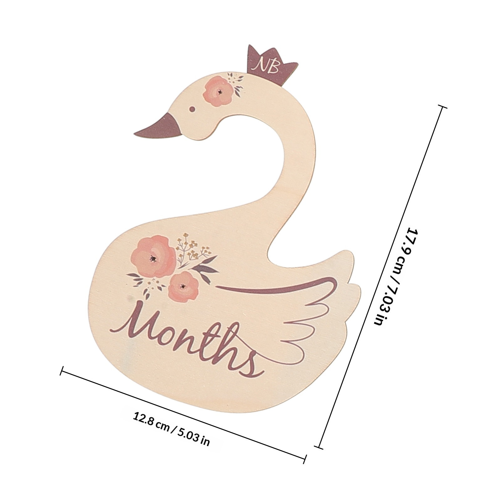 7Pcs Swan Wooden Closet Divide - Baby Nursery Wardrobe recension och pris