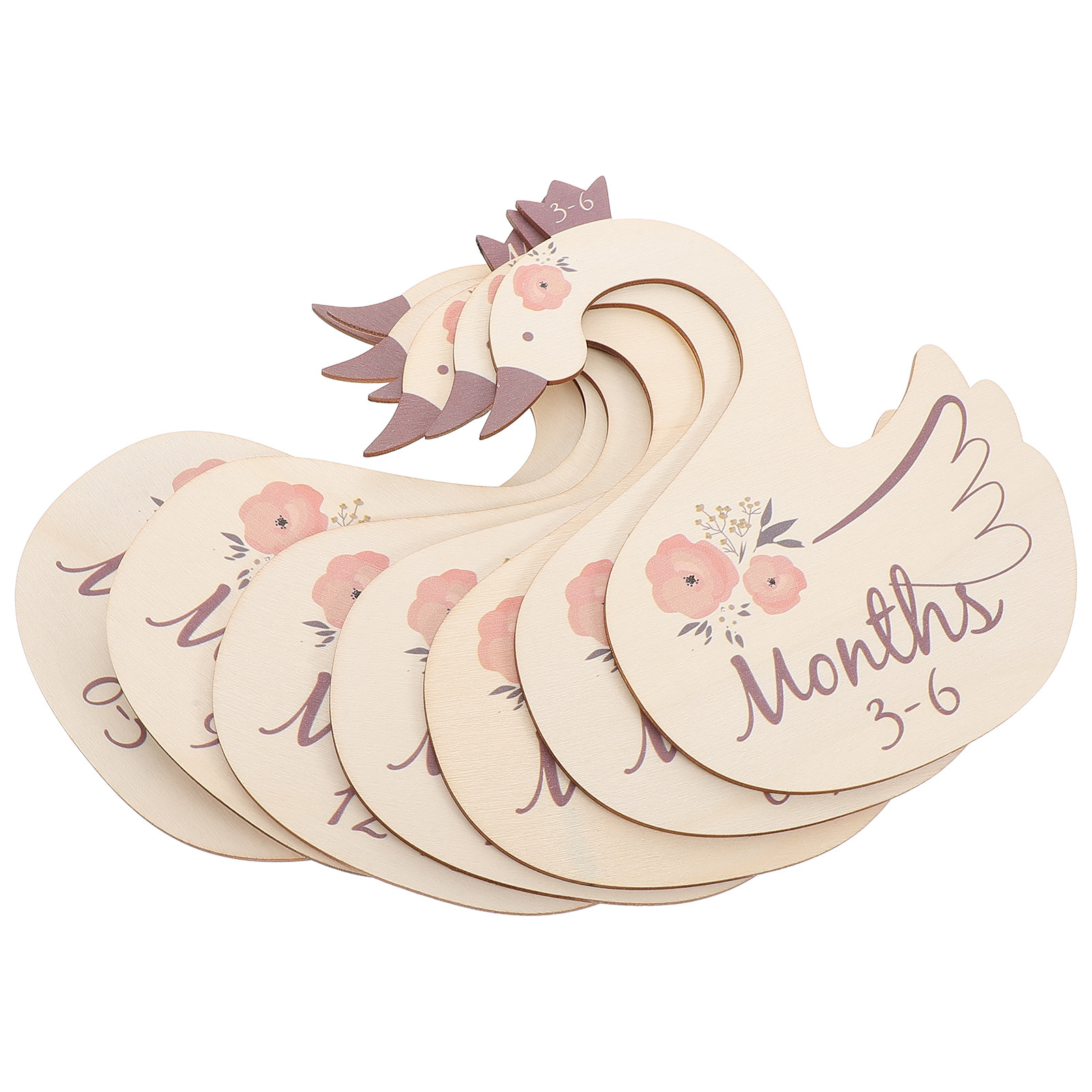7Pcs Swan Wooden Closet Divide - Baby Nursery Wardrobe recension och pris