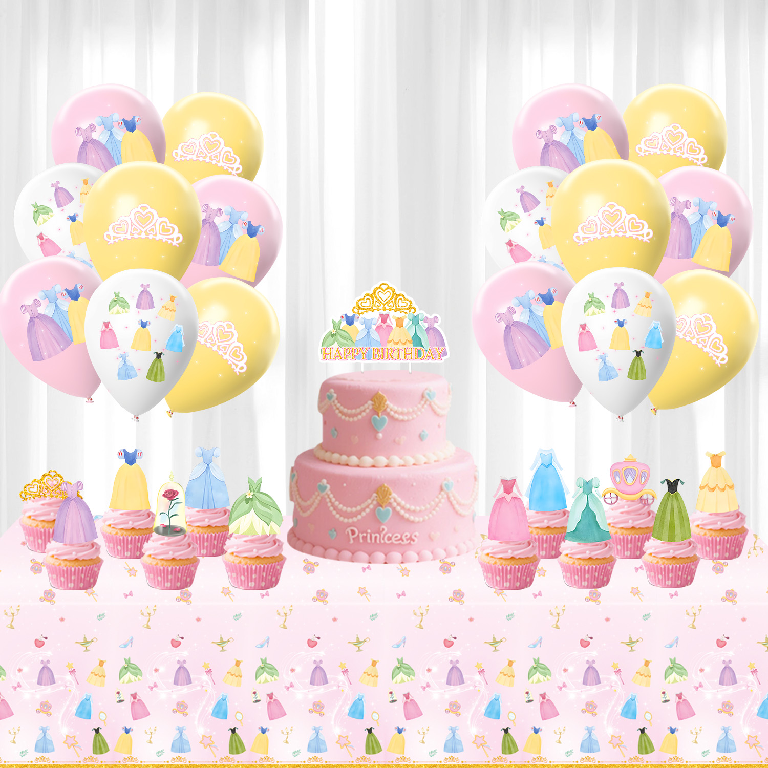 Princess Dress Girls Birthday  - Baby Nursery Ideas Girl recension och pris