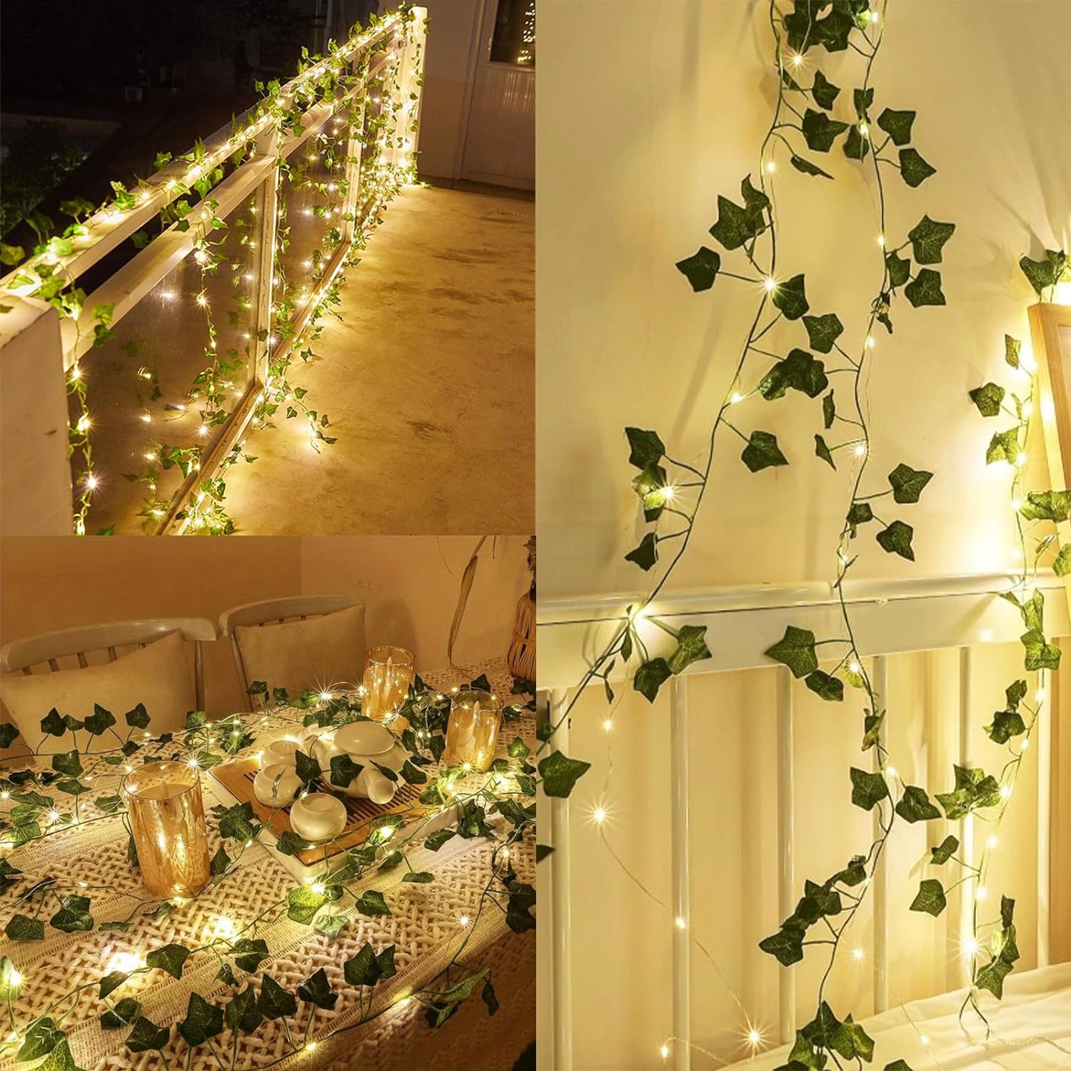 2M Green Leaf String Lights Ar - Baby Nursery Lamp recension och pris