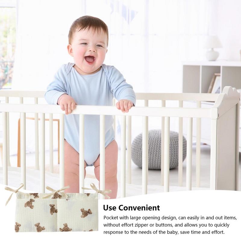 Baby Crib Organizer Cot Caddy  - Baby Nursery Unisex recension och pris