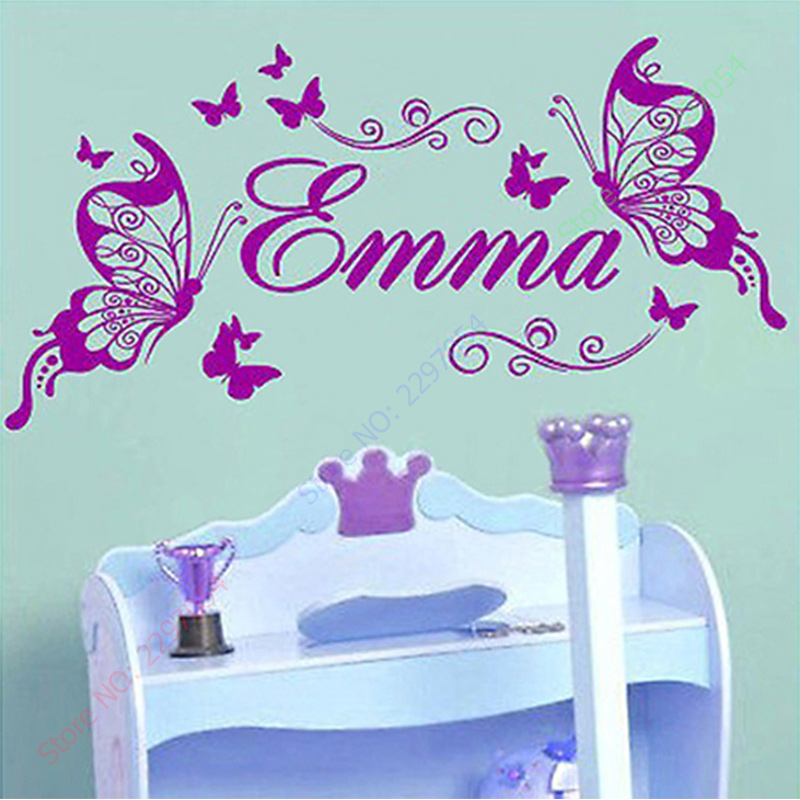 New Butterflies Personalized N - Baby Nursery Panelling recension och pris