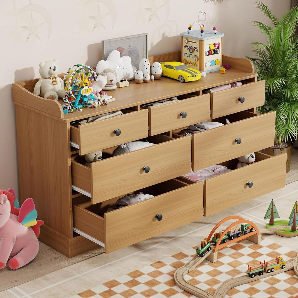 7-Drawer Kids Dresser, Changin - Baby Nursery Chest Of Drawers recension och pris