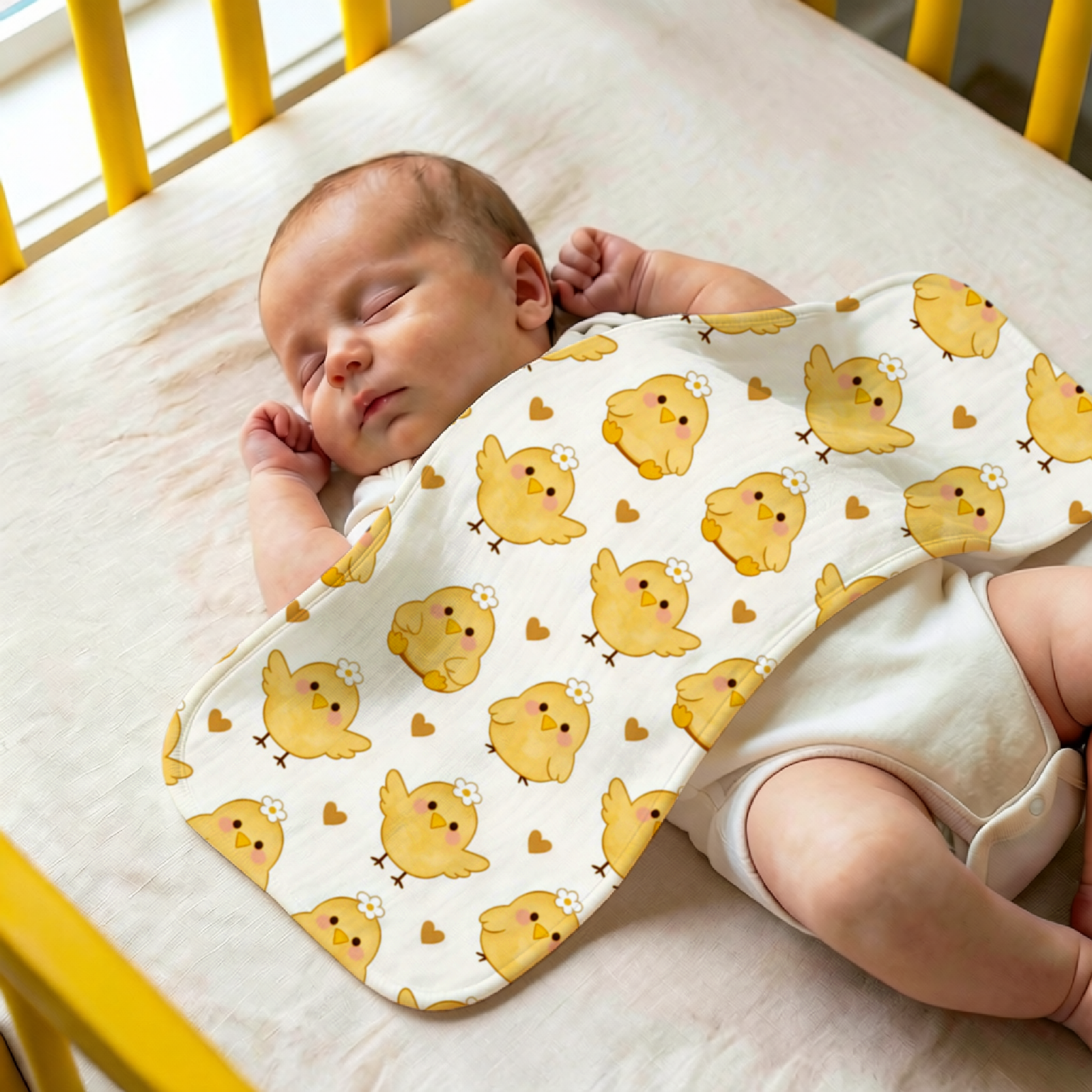 4pc Breathable Muslin Burp Clo - Baby Nursery Unisex recension och pris