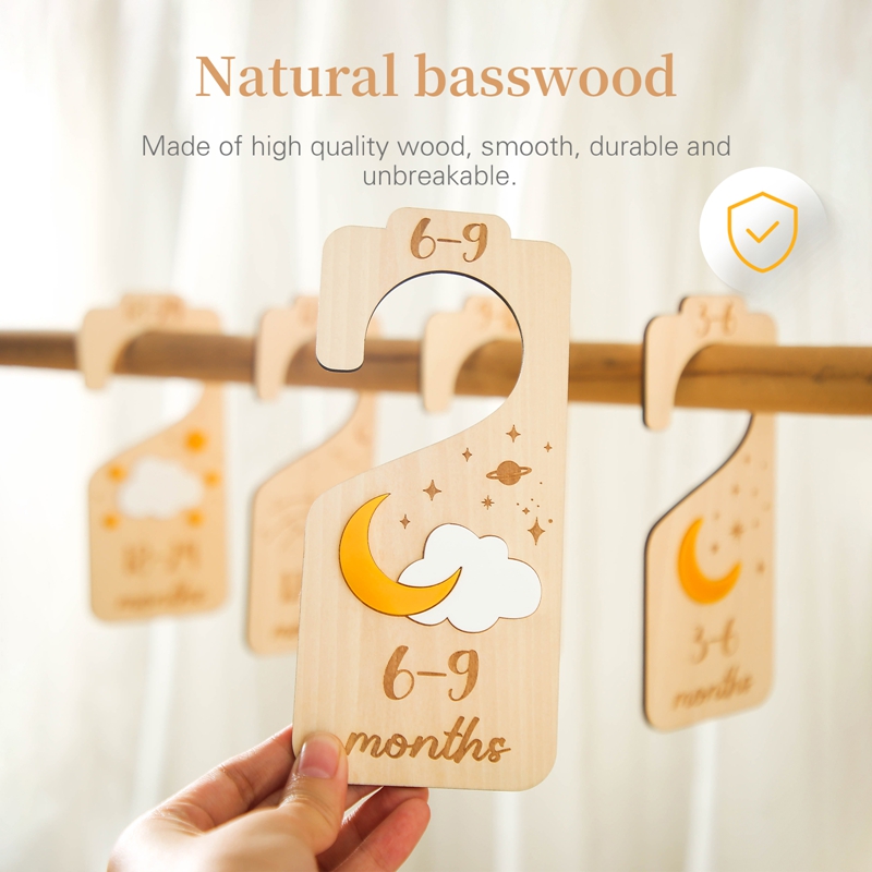 Wooden Baby Wardrobe Divider L - Baby Nursery Wardrobe recension och pris