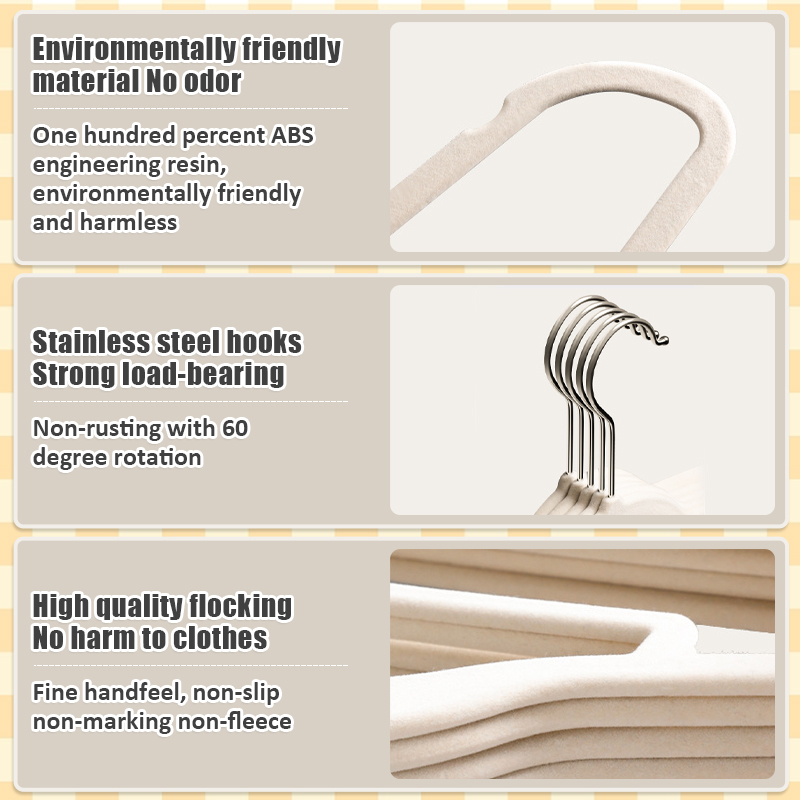 10/20pcs Velvet Hangers Non-Sl - Baby Nursery Wardrobe recension och pris