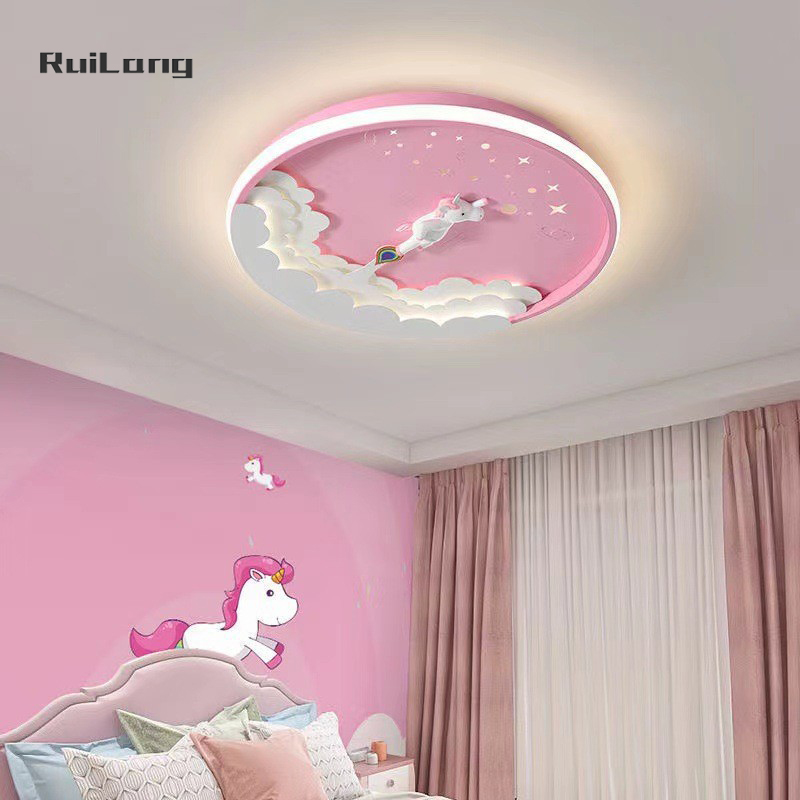 Cartoon Led Unicorn Ceiling La - Baby Nursery Ceiling Light recension och pris