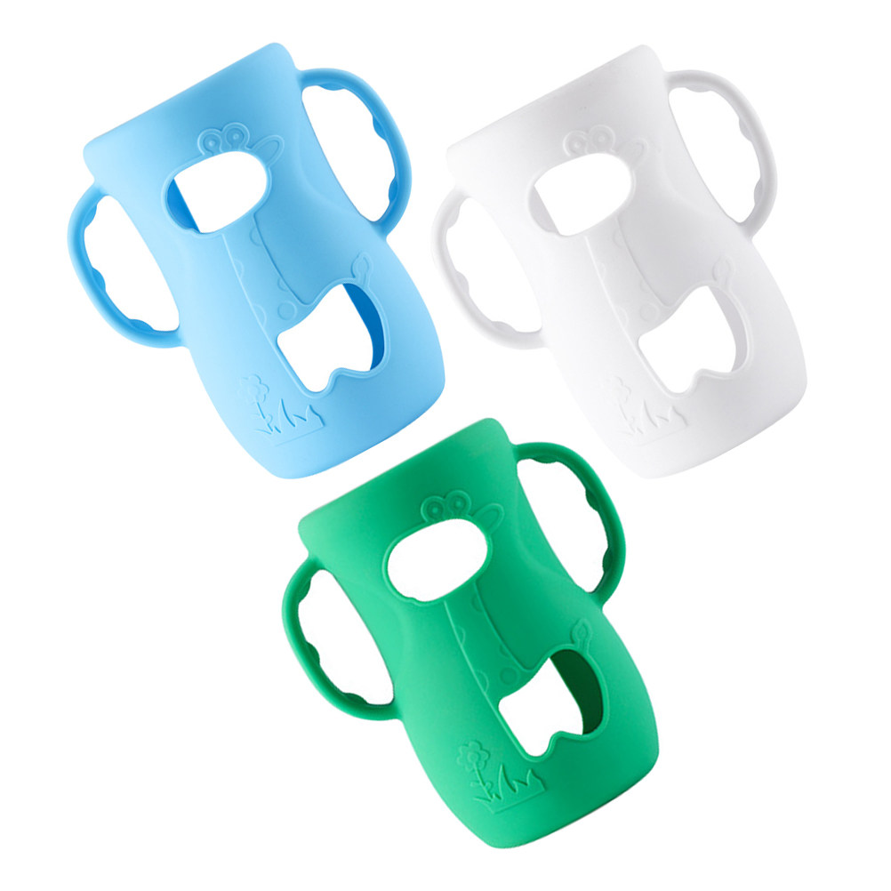 3Pcs Silicone Baby Bottle Slee - Baby Nursery Handles recension och pris
