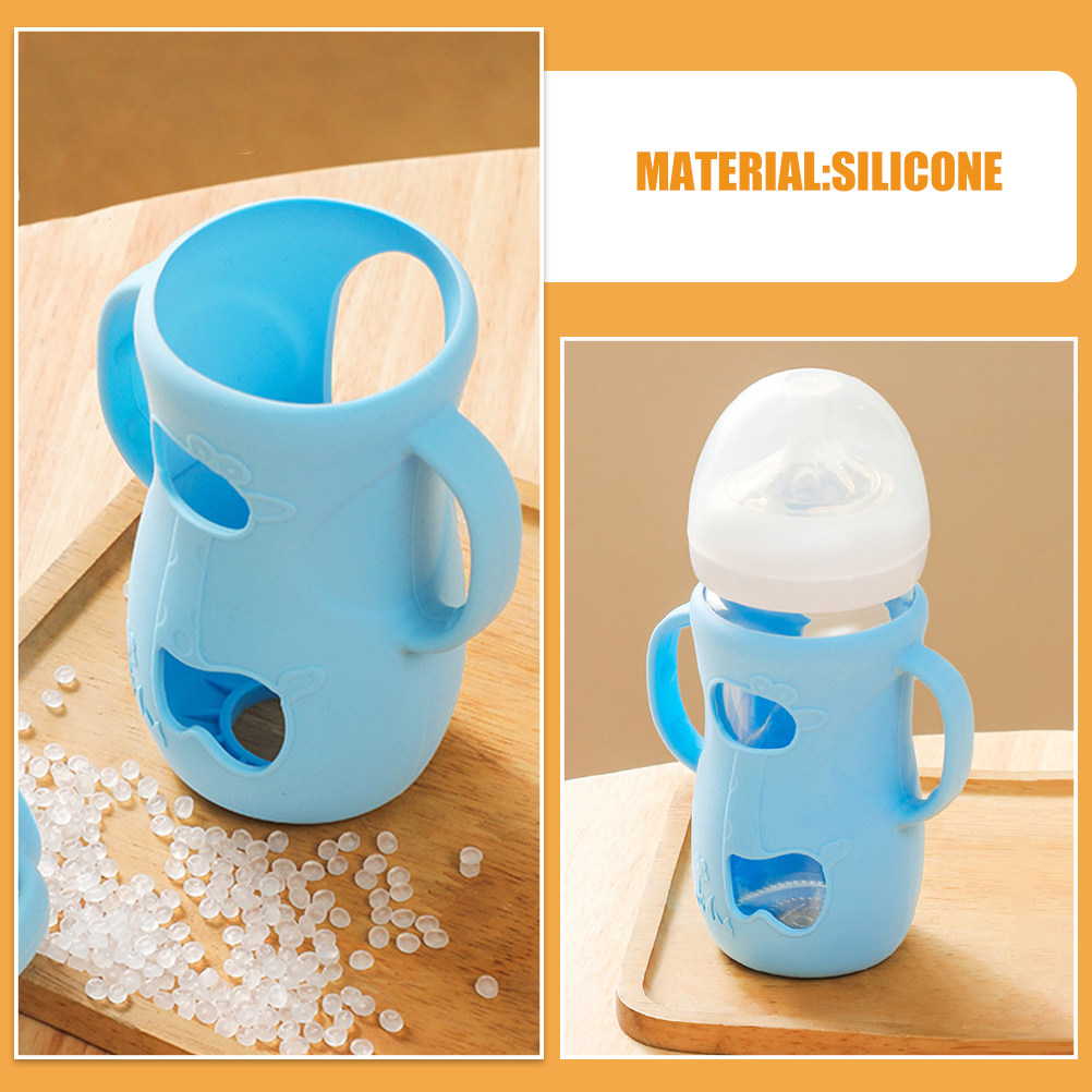 3Pcs Silicone Baby Bottle Slee - Baby Nursery Handles recension och pris