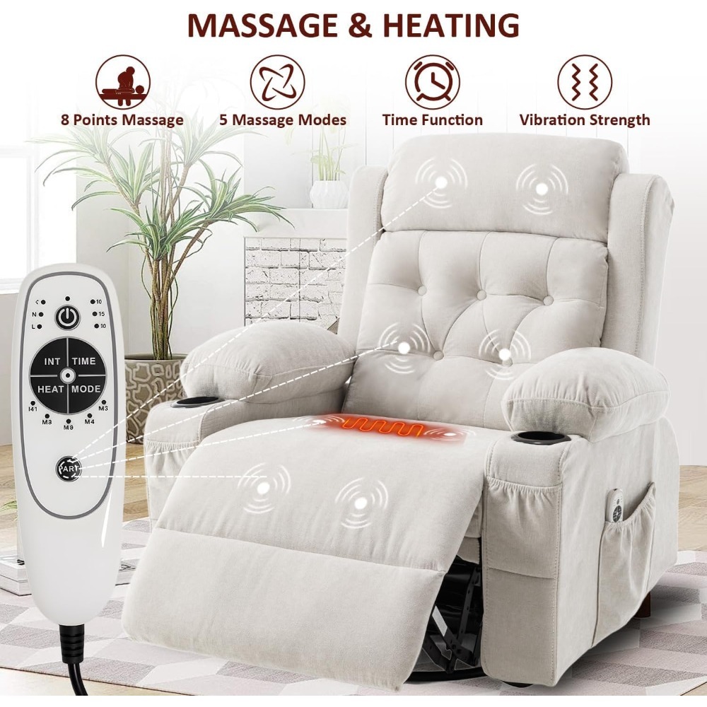Rocker Swivel Recliner Chair w - Rocking Chair Nursery recension och pris
