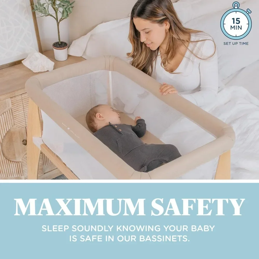 Hot salesHeirloom Willow Woode - Bassinet Bedside Sleeper recension och pris