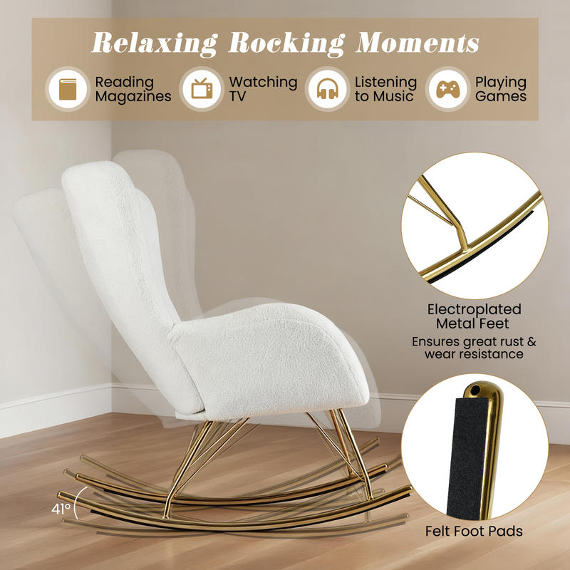 Nursery Rocking Chair with Cur - Rocking Chair Nursery recension och pris