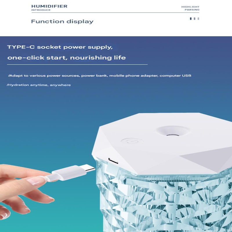 2-Speed Mini Humidifier with R - Humidifier Nursery Quiet recension och pris