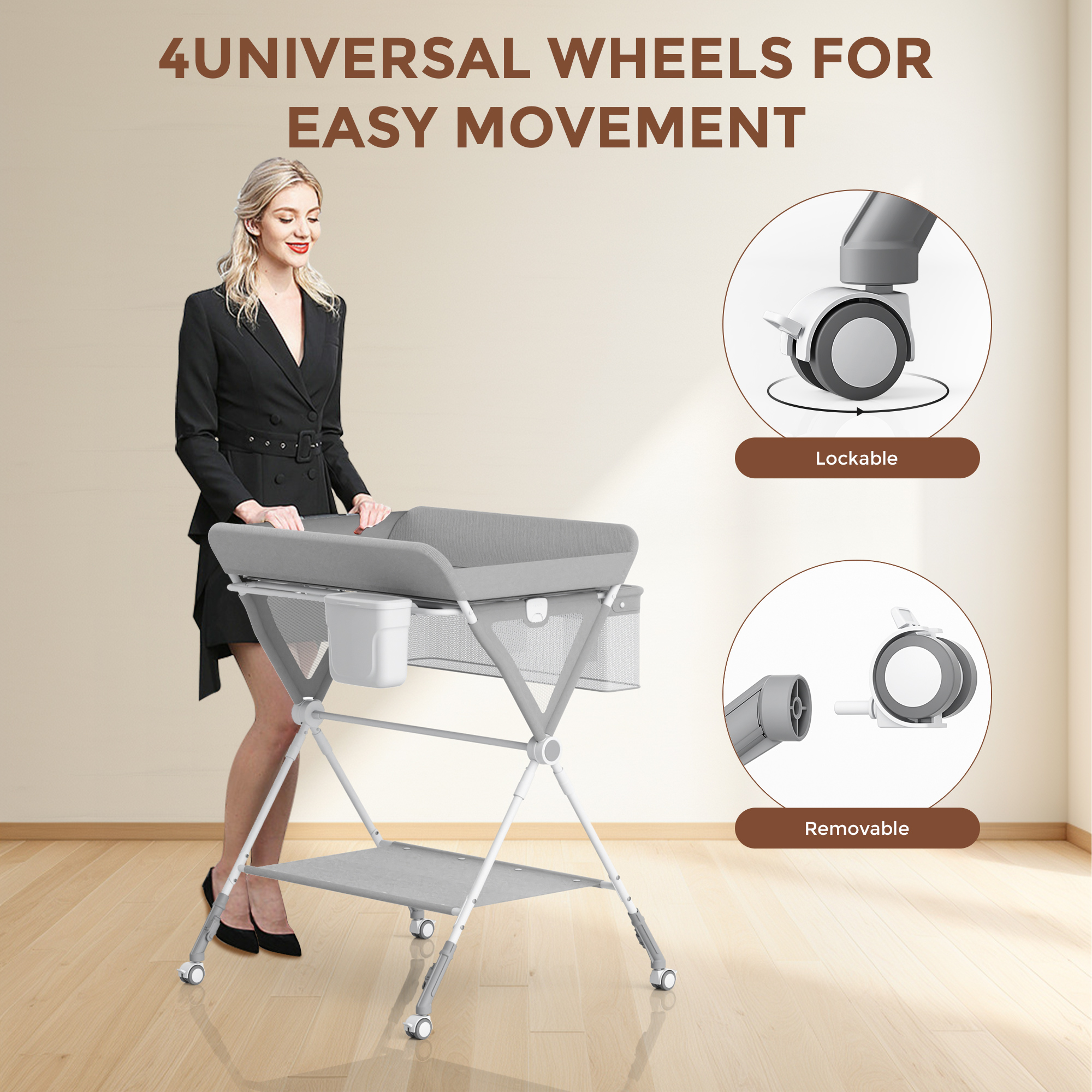 Sejoy Baby Changing Table with - Baby Nursery Organization Ideas recension och pris