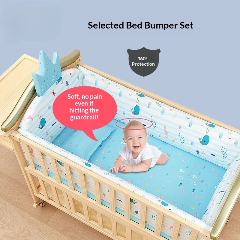 Solid Wood Baby Crib Bedside S - Bassinet Bedside Sleeper recension och pris