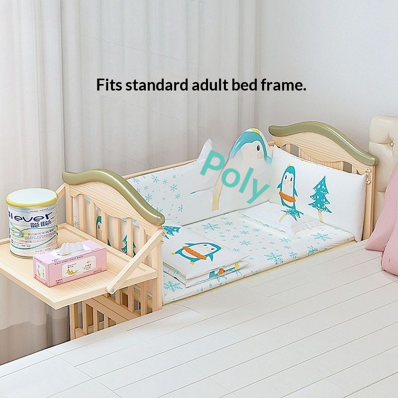 Solid Wood Baby Crib Bedside S - Bassinet Bedside Sleeper recension och pris