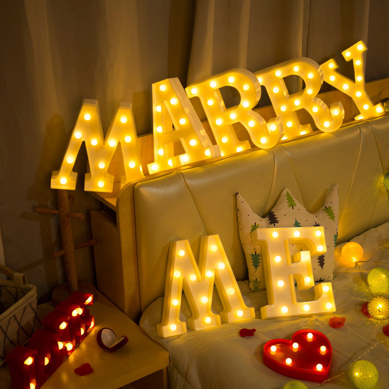 Decorative Letters Alphabet Le - Baby Nursery Lamp recension och pris