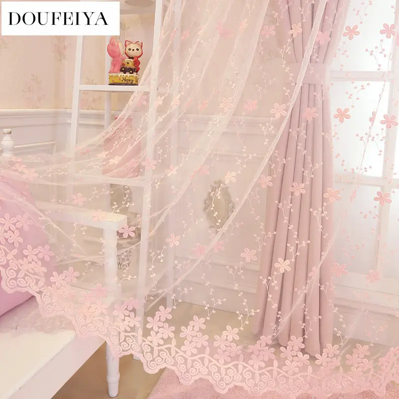 Korean Pink Blackout Princess  - Baby Nursery Blackout Curtains recension och pris