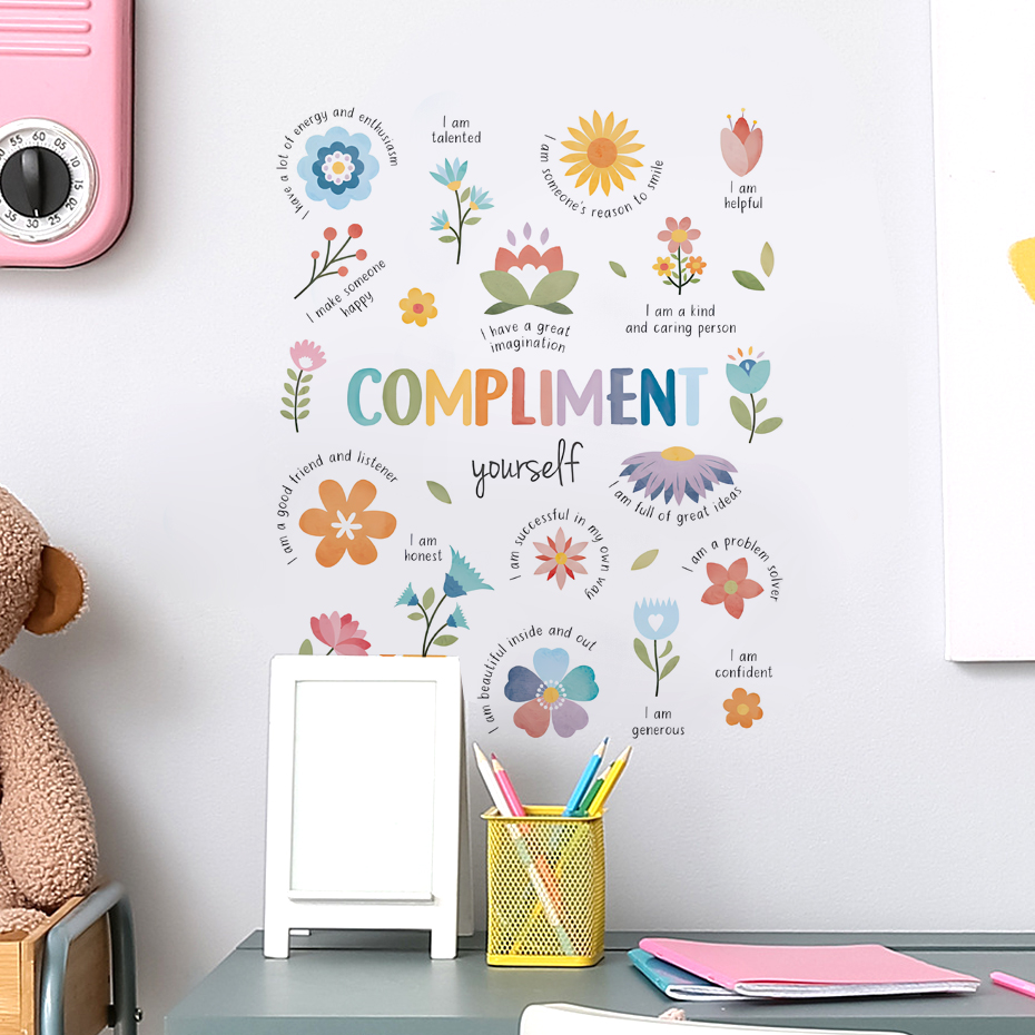 English colorful inspirational - Baby Nursery Labels recension och pris