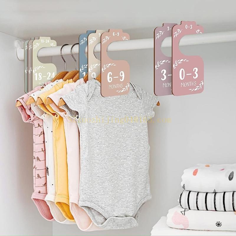 Set of 8 Baby Closet Wooden Di - Baby Nursery Wardrobe recension och pris