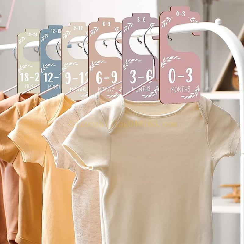Set of 8 Baby Closet Wooden Di - Baby Nursery Wardrobe recension och pris