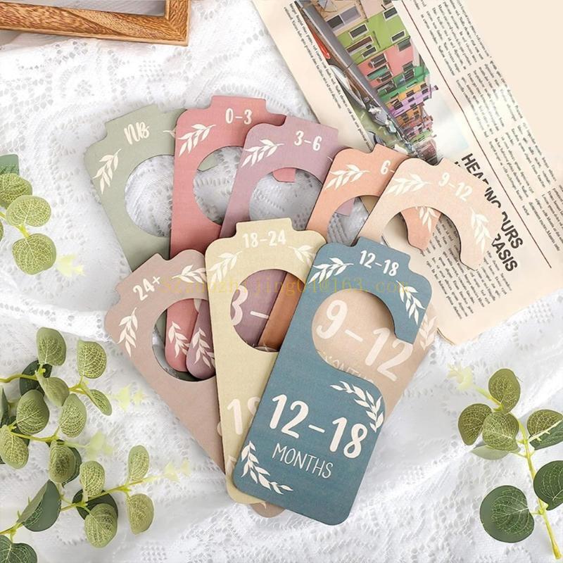 Set of 8 Baby Closet Wooden Di - Baby Nursery Wardrobe recension och pris