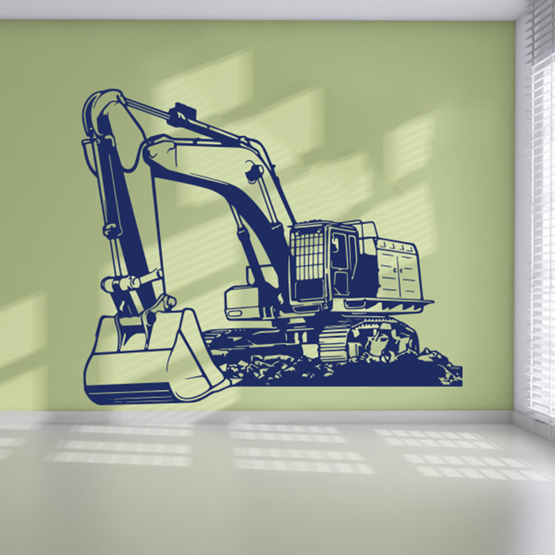 Large Heavy Equipmen Excavator - Baby Nursery Labels recension och pris