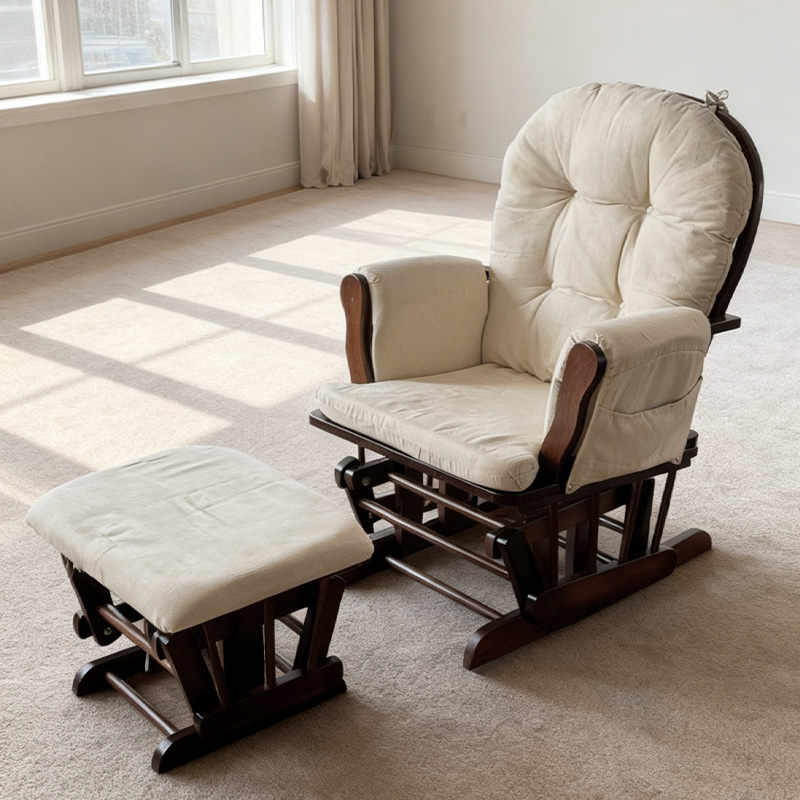 Modern Wood Maternity Mummy Nu - Rocking Chair Nursery recension och pris