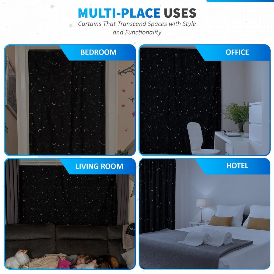 Blackout Curtains 60 x 80 Trav - Baby Nursery Blackout Curtains recension och pris