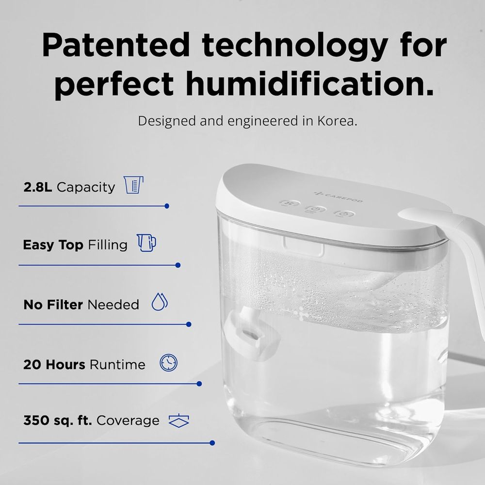 UltraCool Mist Humidifier - Wh - Humidifier Nursery Quiet recension och pris