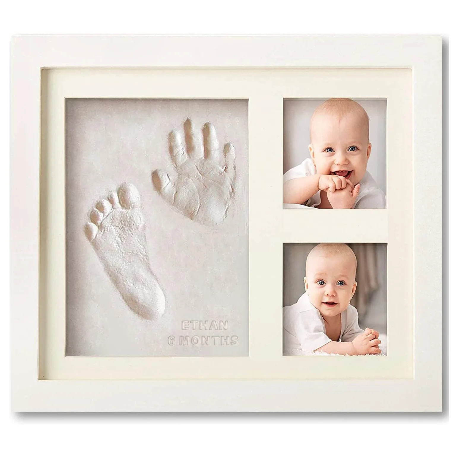 Baby Handprint and Footprint K - Baby Nursery Picture Frames recension och pris