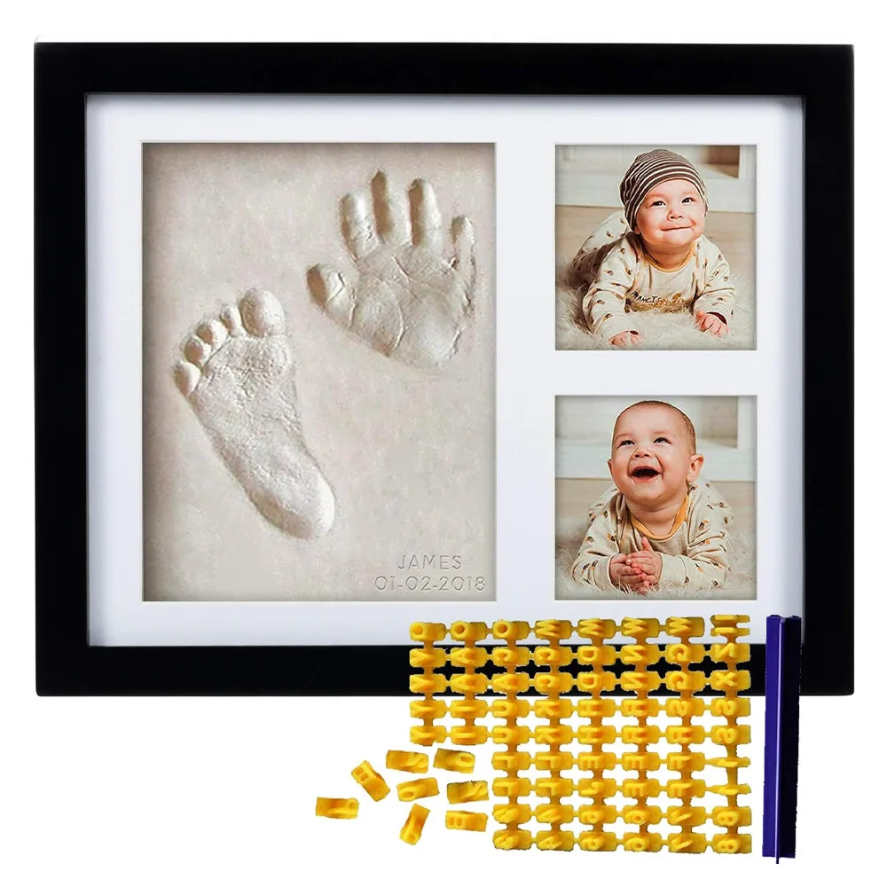 Baby Handprint and Footprint K - Baby Nursery Picture Frames recension och pris