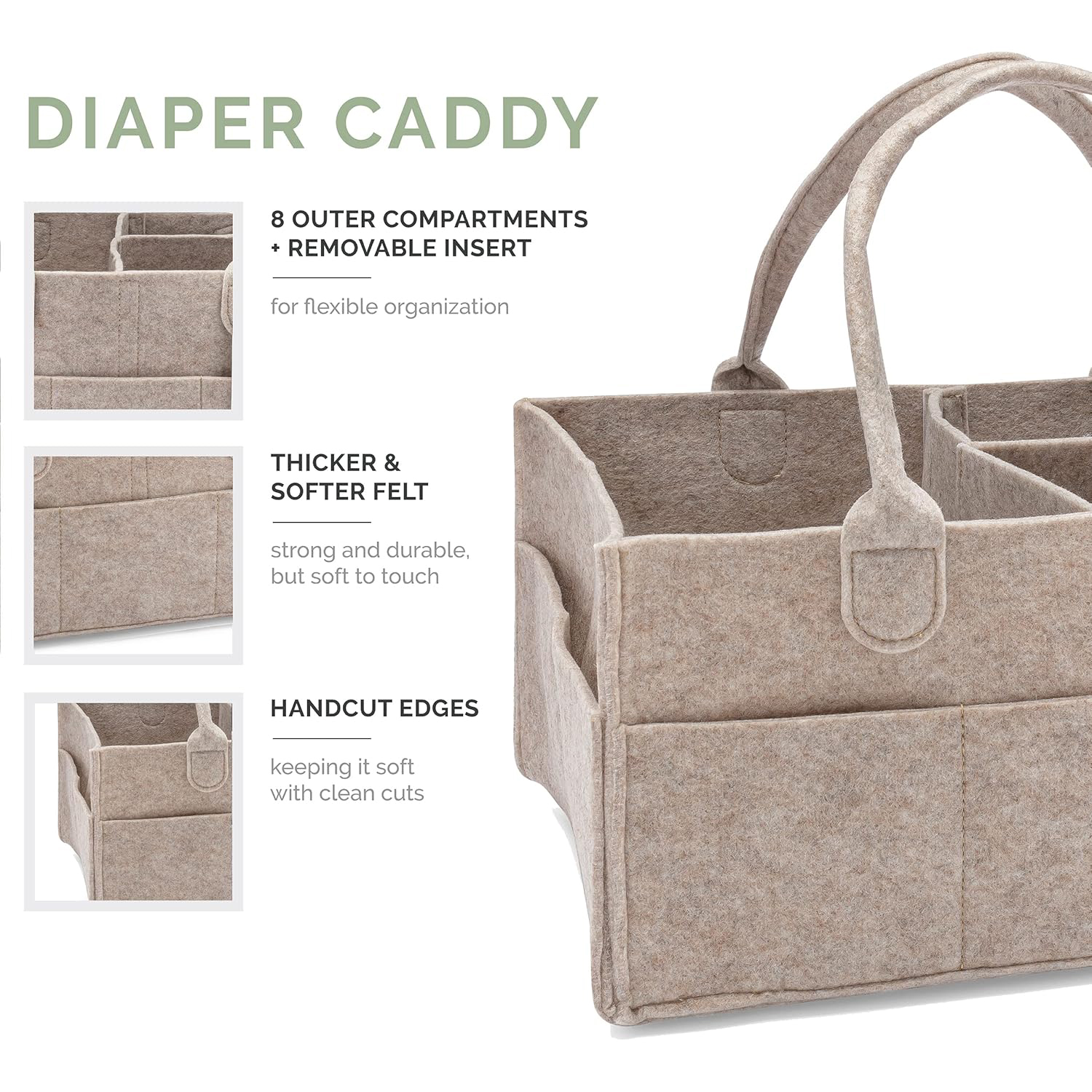 Diaper Caddy - Nursery Storage - Baby Nursery Organization Ideas recension och pris
