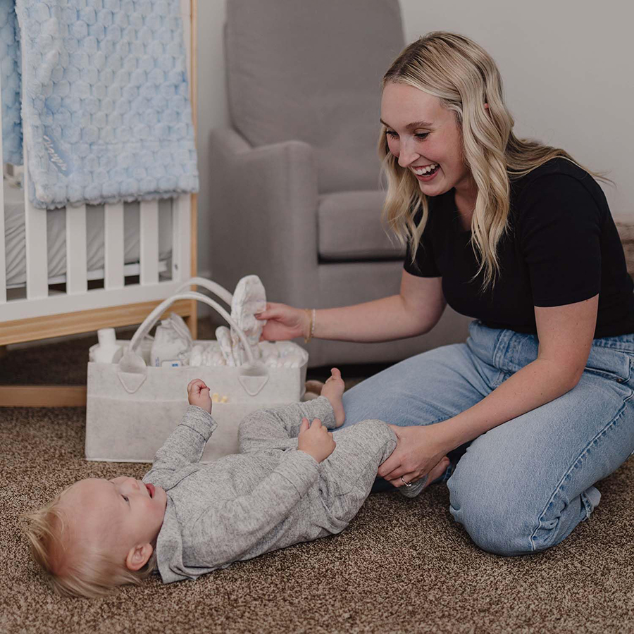 Baby Diaper Ball Bag Organizer - Baby Nursery Organization Ideas recension och pris