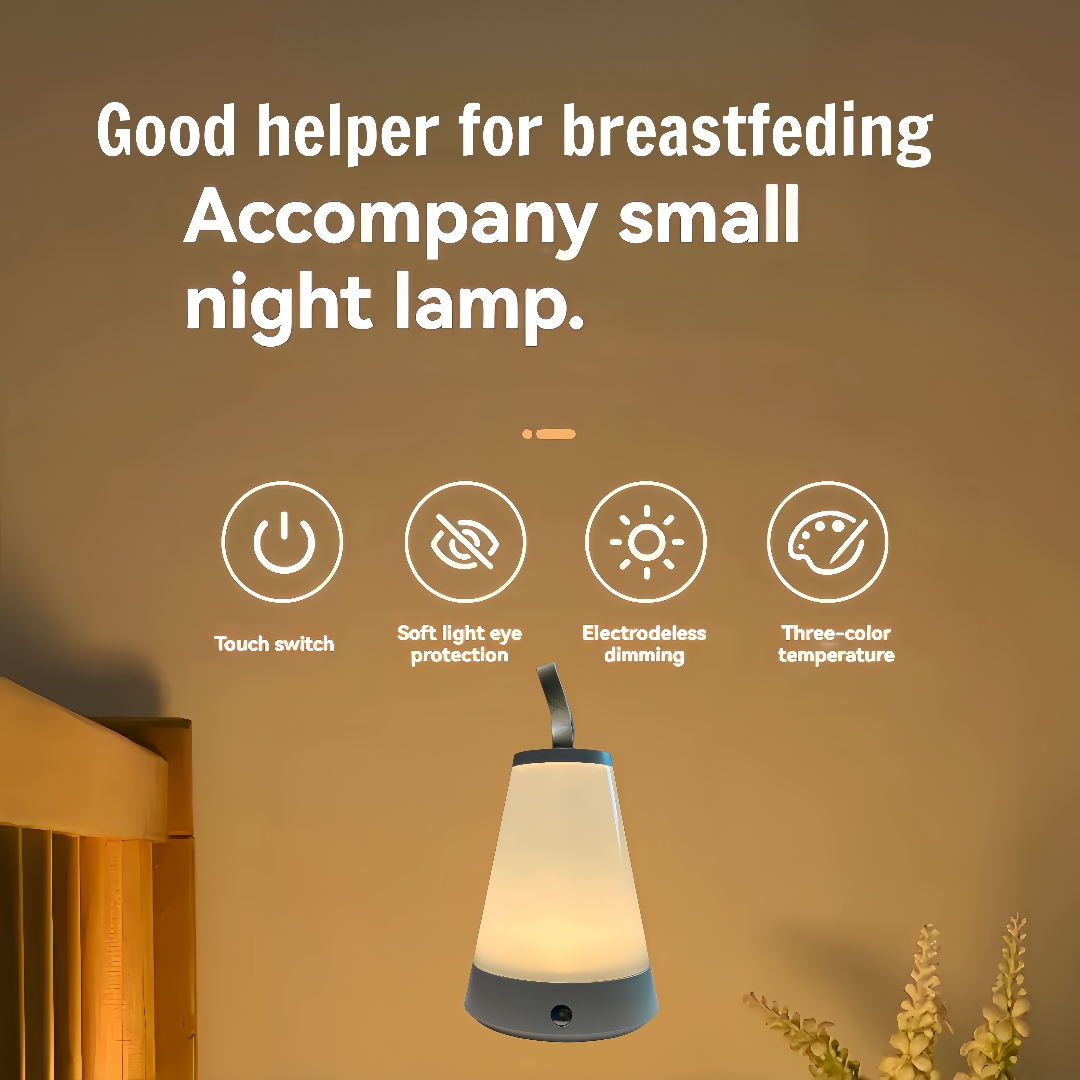 LED Night Light Bedside Lamp T - Baby Nursery Books recension och pris