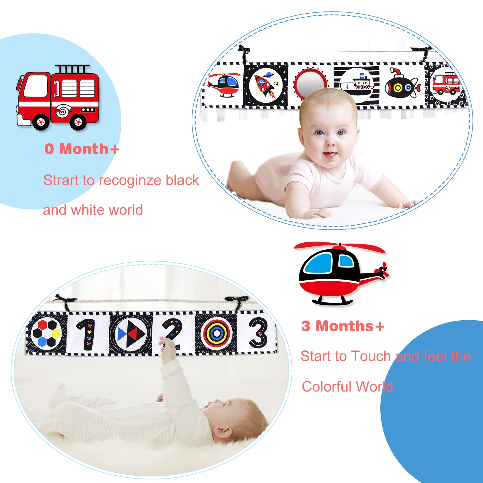 Baby Bedside Cloth Book 0-12 M - Baby Nursery Books recension och pris