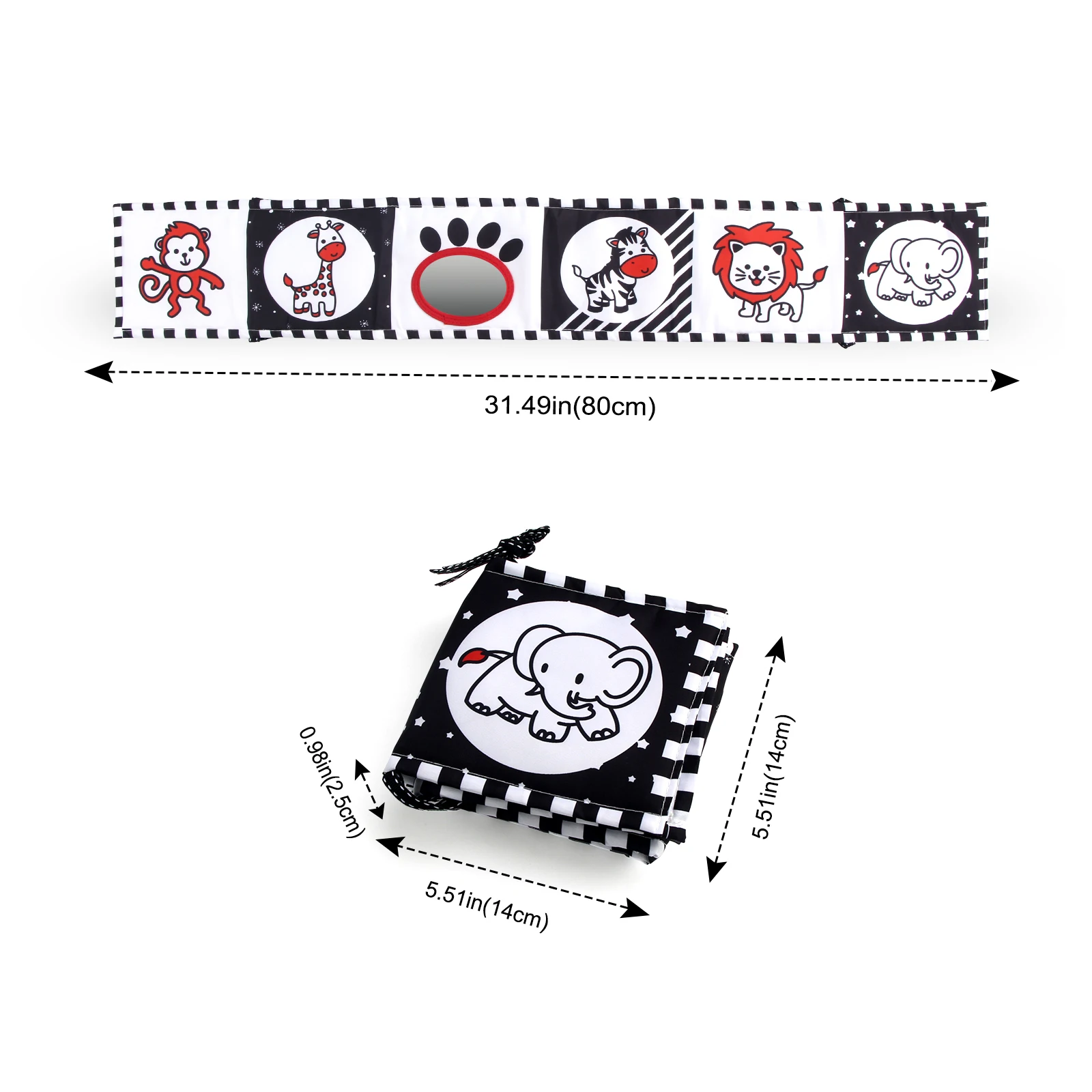 Baby Bedside Cloth Book 0-12 M - Baby Nursery Books recension och pris