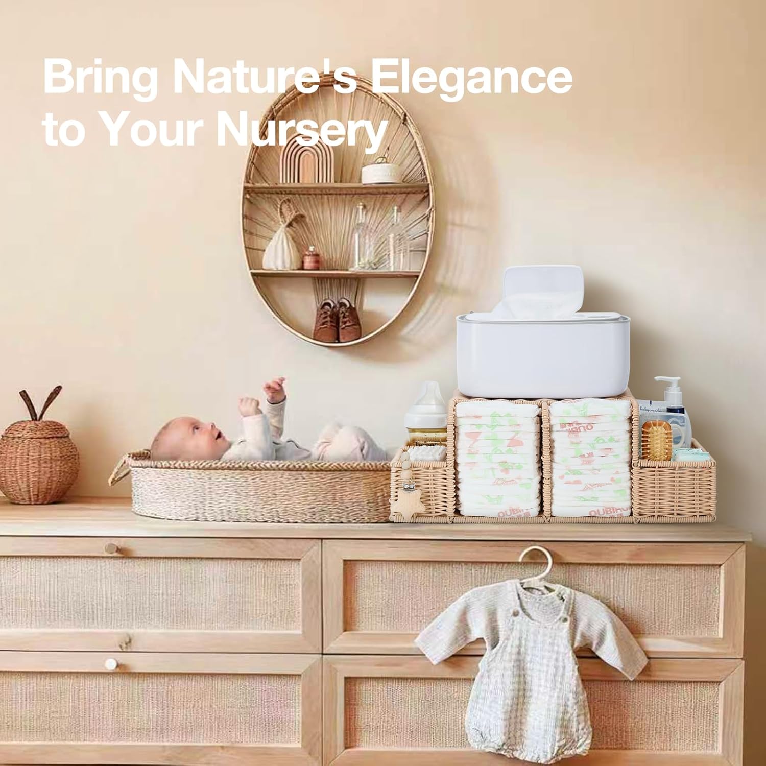 Diaper Caddy Organizer, Hand R - Baby Nursery Essentials recension och pris