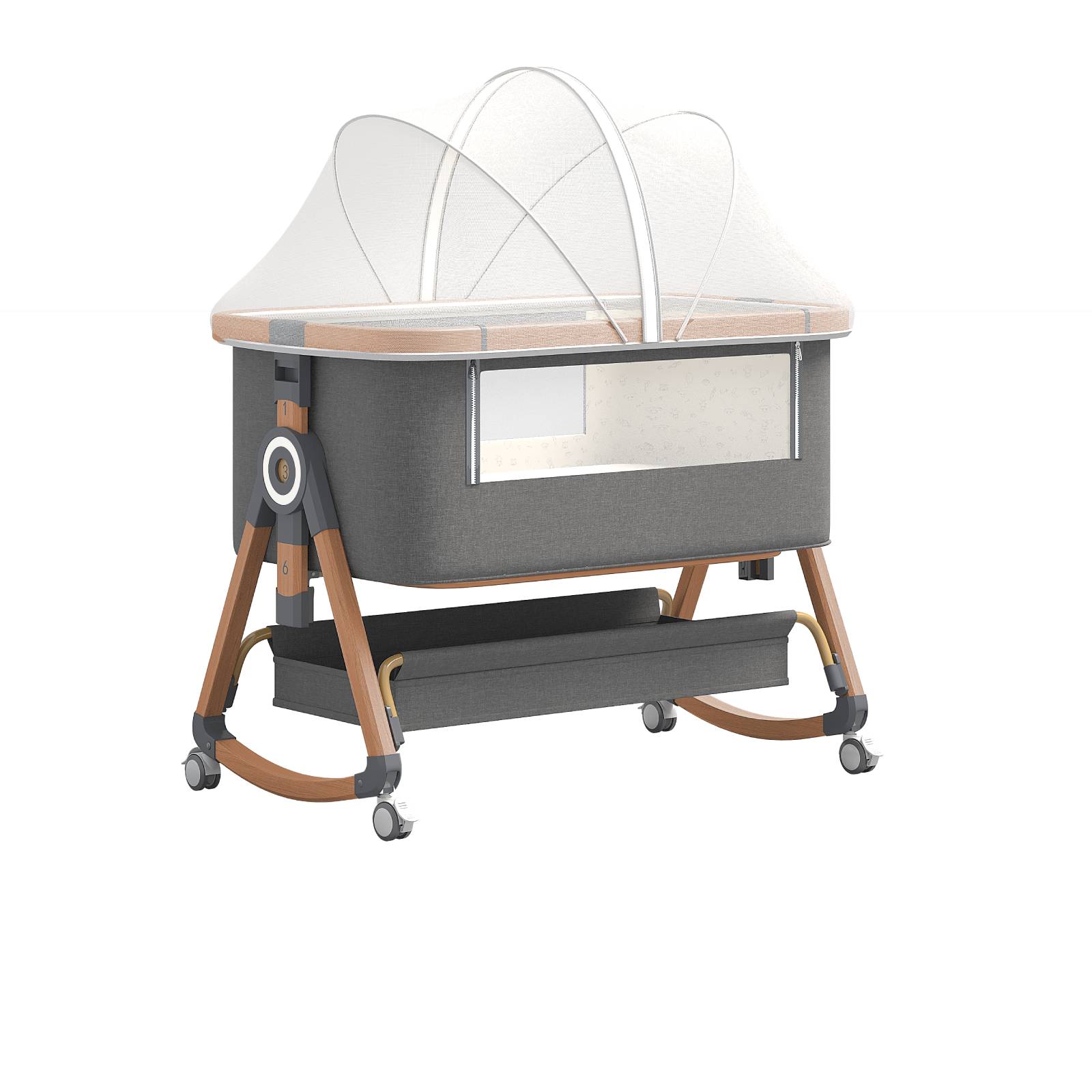 3 in 1 Baby Bassinet,Bedside S - Bassinet Bedside Sleeper recension och pris