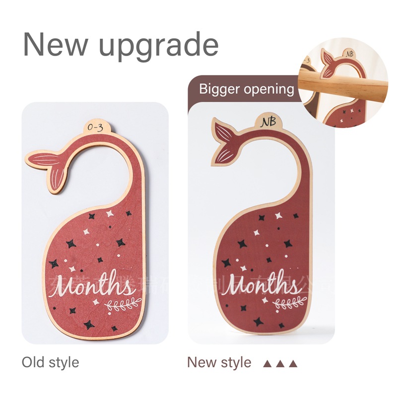 Wooden Baby Clothes Dividers W - Baby Nursery Wardrobe recension och pris