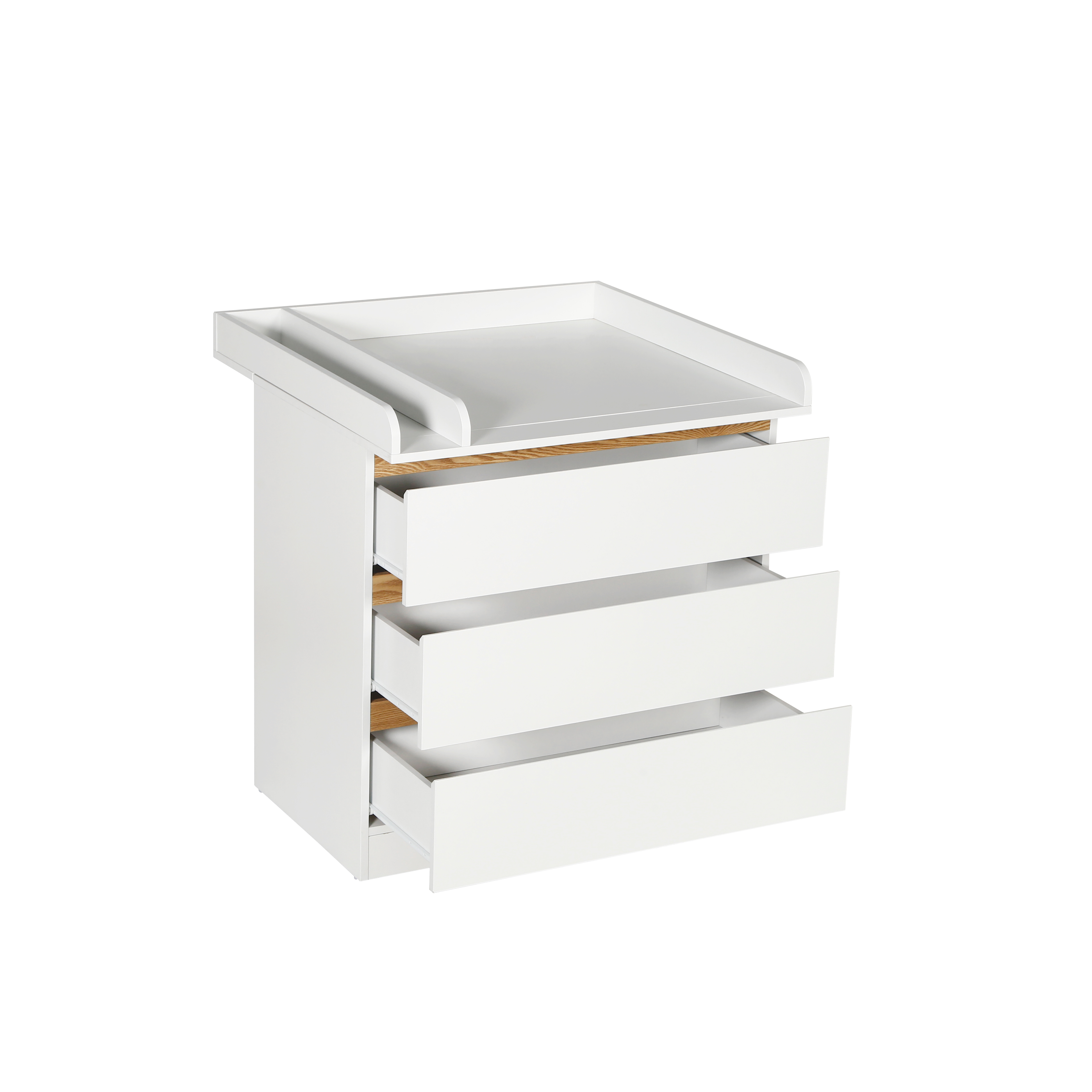 3 chest of drawers (white) wit - Baby Nursery Chest Of Drawers recension och pris