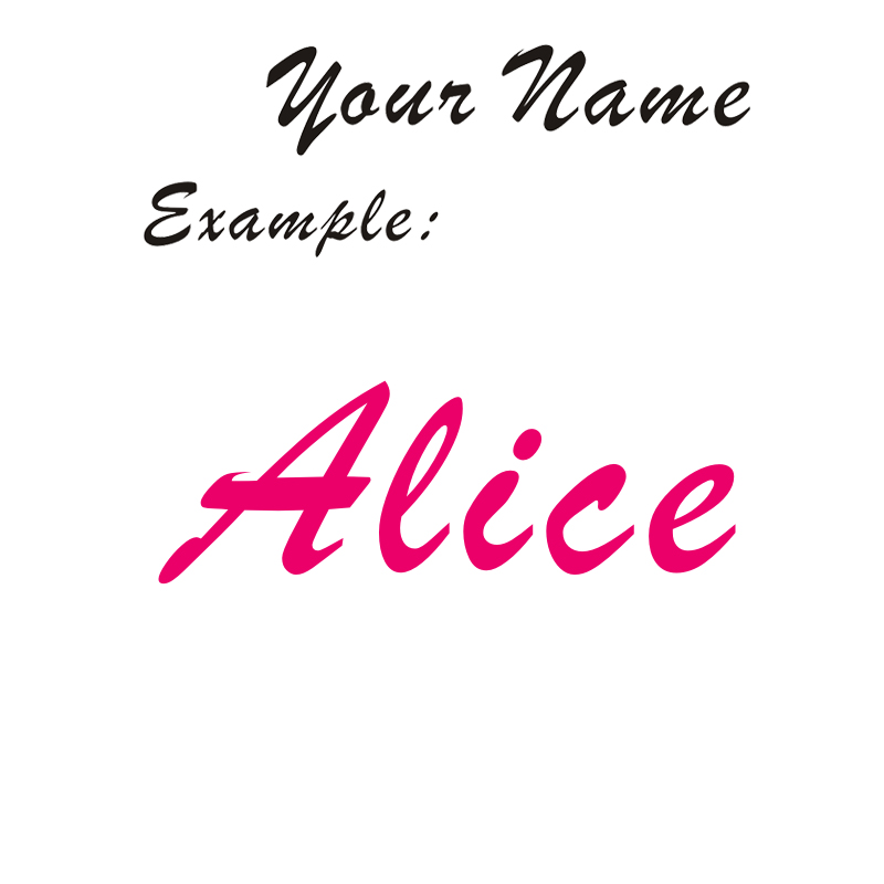 Custom Text Decal YOUR NAME Ca - Baby Nursery Labels recension och pris